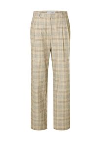 Selected Bundfaltenhose 'SLFGajo' Damen sand / navy / weiß Größe 42