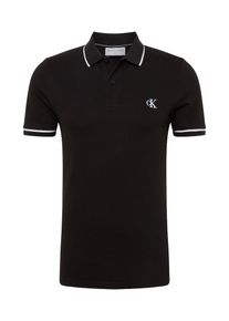 Calvin Klein Jeans Poloshirt Herren schwarz Größe XL Unifarben