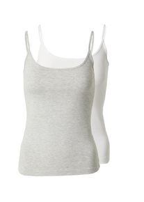 WEEKDAY Haut Femme gris, blanc taille S