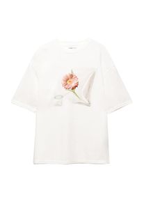 Pull&Bear Pull&Bear Dames Oversized shirt cognac / taupe / oudroze / wit XS