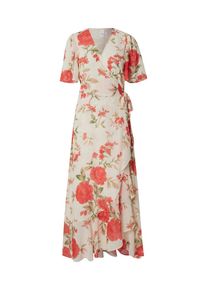 Y.A.S YAS Sommerkleid 'YASVENEDA' Damen beige Größe 34 Geblümt/Floral
