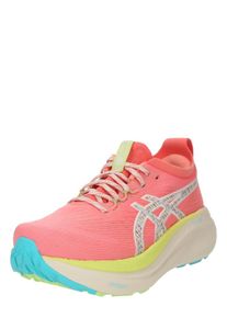 asics Dames Loopschoen 'Nimbus 27' geel / zalm roze / wit 42.5