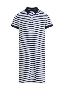 Tommy Hilfiger Jurk 'ESSENTIAL' blauw / wit 98