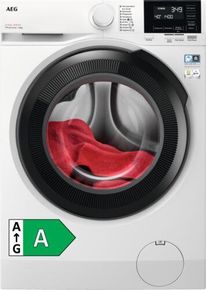AEG 7000 ProSteam® LR7B60680 Frontlader Waschmaschine 8 kg | weiß/schwarz