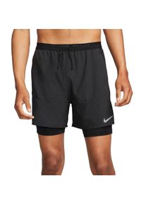 Nike Herren Stride Dri-FIT Hybdrid Running Shorts schwarz