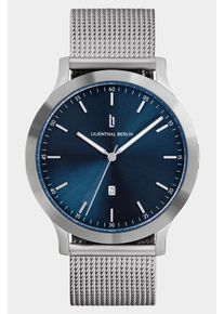 Men's Watch - Silver Blue - Surgical steel case, Sapphire-hardened mineral glass, Mesh Strap - 40mm , Quartz Movement - Lilienthal Berlin