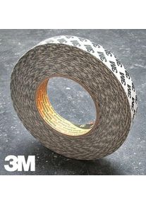50 m 3M 9086, double-sided paper fleece adhesive tape, very strong acrylic adhesive 19 mm, translucent
