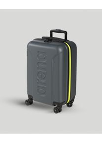 arena Equipment - Hard Shell Cabin Trolley Bags in Dark_smoke Neon_yellow for Women and Men