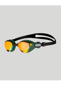 arena Swim Goggles - Unisex - yellow copper-army - Size: One size fits all - Cobra Tri Mirror Triathlon Swipe Goggle