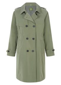WEGA GREEN GOOSE - Trenchcoat, gr&uuml;n, Gr. 42, Kunstfaser