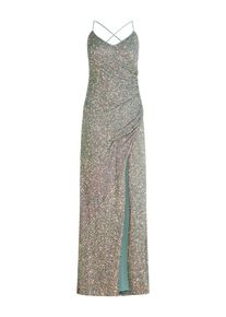 Vera Mont Dames Avondjurk blauw / goud 44