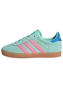 adidas originals Sneakers 'Gazelle' blauw / goud / mintgroen / pitaja roze 28