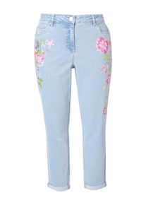 MIAMODA Dames Jeans lichtblauw / pink 32-34