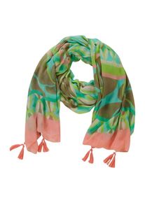 Betty Barclay Dames Sjaal blauw / groen / olijfgroen / pink One size