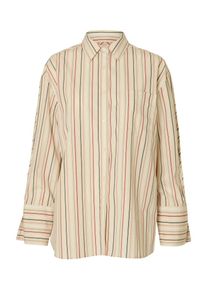 Selected Femme Bluzka 'SLFDAN' dla kobiet ircha / ciemnoczerwony / czarny / biały Rozmiar M