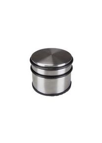 Perel Deurstopper, Roestvrij Staal, 90 x 75mm, Zwart/zilver - TL74051