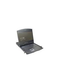 Assmann KVM-switch met console, 19" (48 cm), 1366 x 768, Amerikaans Engels, QWERTY, 8x VGA Socket - DS-72211-2US