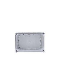 Fibox EK Series Grey Polycarbonate Enclosure, IP66, IP67, Flanged, Transparent Lid, 280 x 190 x 130mm - EKJB 130 T + EKJVT