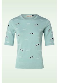 Banned Retro Sunnies & Sea Pullover in Pastellblau