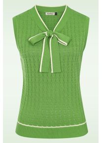 Banned Retro Tina Anchor Ahoy Top in Grün