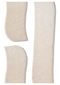 HEINE HOME unisex Tapijt in ecru ,maat 65x140 cm - rechthoekig, Witt, 100% Polyester