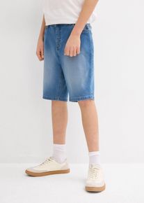 Stretchiga jeansshorts för barn (2-pack) Regular Fit - blå - storlek 170 - bonprix