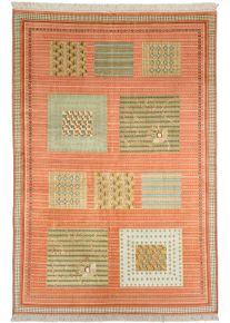Cashmere Silk Dywan orientalny 180x120 Beżowy (Indian) Ręcznie Tkany