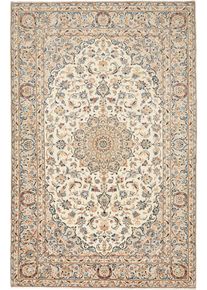 Kashan Dywan 200x300 Beżowy (Iran) Ręcznie Tkany