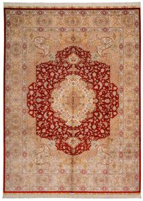 Hereke Oriental rug 280 x 370 Beige (China) Hand Knotted