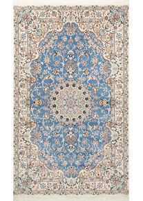 Nain Perski dywan 250x150 Niebieski (Iran) Ręcznie Tkany