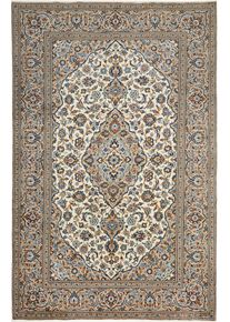 Kashan Perski dywan 200x300 Beżowy (Iran) Ręcznie Tkany