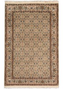 Bidjar Dywan 180x120 Beżowy (Indian) Ręcznie Tkany