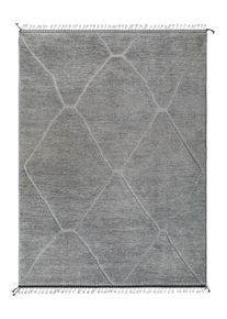 Teppe 250x350 Svart (Pakistan) Håndknyttet