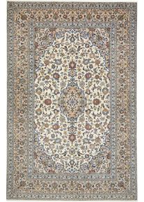 Kashan Perski dywan 200x300 Beżowy (Iran) Ręcznie Tkany