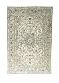 Kashan Perski dywan 200x300 Beżowy (Iran) Ręcznie Tkany
