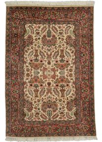 Tabriz Dywan orientalny 180x120 Beżowy (Indian) Ręcznie Tkany