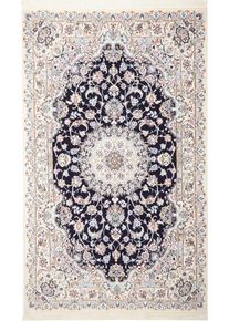 Nain Perski dywan 250x150 Niebieski (Iran) Ręcznie Tkany