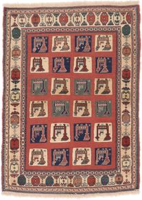 Kilim Persian rug 100x140 (Iran) Hand Woven