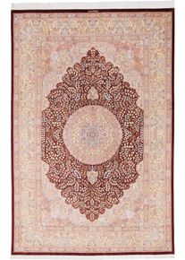 Ghom Dywan 200x300 Beżowy (Iran) Ręcznie Tkany