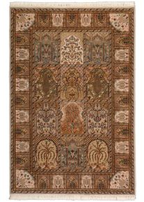 Bakhtiar Dywan orientalny 180x120 Zielony (Indian) Ręcznie Tkany