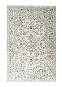 Kashan Dywan 200x300 Beżowy (Iran) Ręcznie Tkany