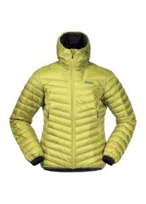 Bergans Senja Down Light Jacket with Hood Chaqueta de plumas Hombre (XL | amarillo/oliva)