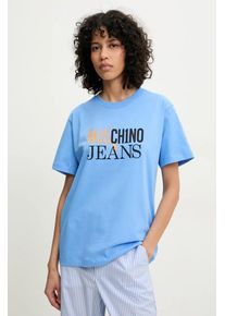 Moschino Jeans tricou din bumbac femei, 0712 3732