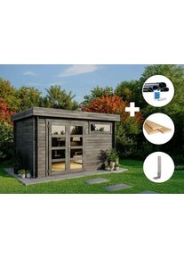 Alpholz ECO Set - Tuinhuisje Leandro-28 - grijs