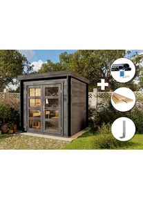 Alpholz ECO Set - Tuinhuisje Paloma petit - grijs