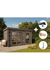 Alpholz ECO Set - Tuinhuis Paloma Grande - grijs