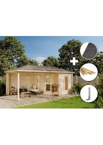 Alpholz ECO Set - Tuinhuisje 5-hoek Liwa - geïmpregneerd