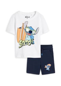 C&Amp;A Lilo & Stitch-set-maglia a maniche corte e shorts di felpa, Blu, Taille: 98