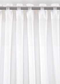Rideau avec effet froissé - blanc - taille 225x135 cm - bonprix