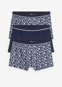 Lot de 3 boxers - bleu - taille 7 (XL) avec coton - bonprix